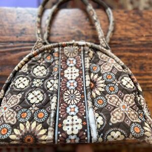 Large Vera Bradley Kiss Kiss Shoulder Bag Canyon (Retired)